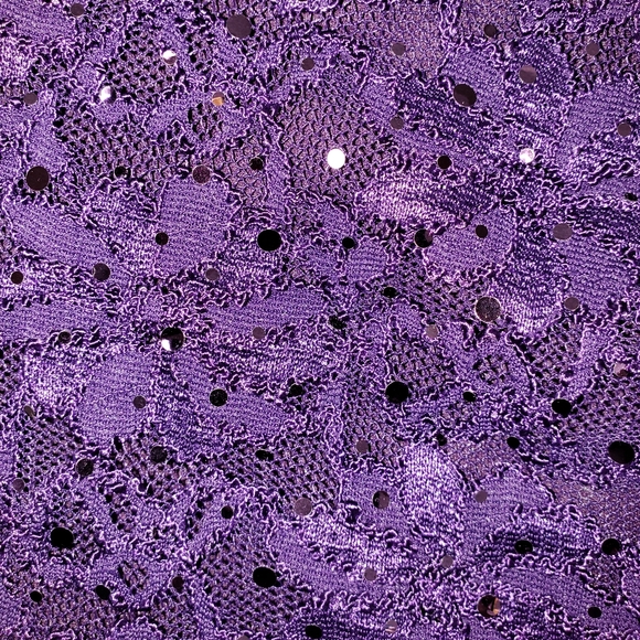 Connected Purple Sequins Dress - Picture 6 of 6